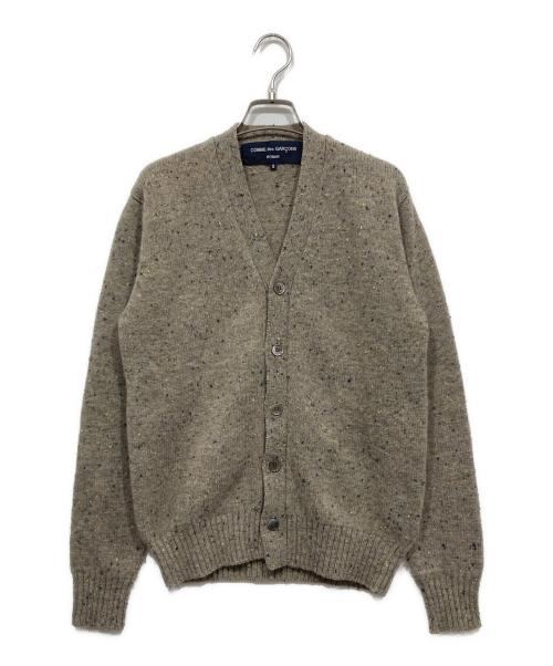 COMME des GARCONS HOMME（コムデギャルソン オム）COMME des GARCONS HOMME (コムデギャルソン オム) ウールニットカーディガン ベージュ サイズ:Sの古着・服飾アイテム