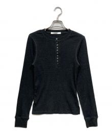 forme（フォルメ）の古着「ヘンリーネックリブカットソー」｜グレー