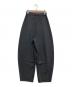forme (フォルメ) CURVED PANTS グレー/チャコール：7000円
