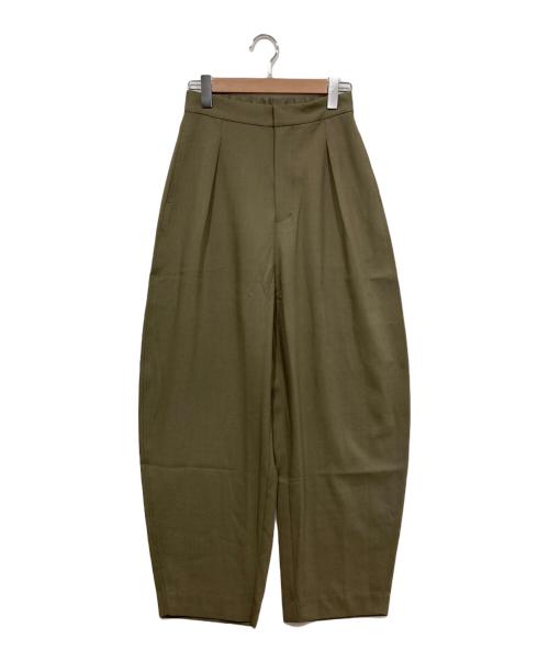 forme（フォルメ）forme (フォルメ) CURVED PANTS カーキ サイズ:1の古着・服飾アイテム
