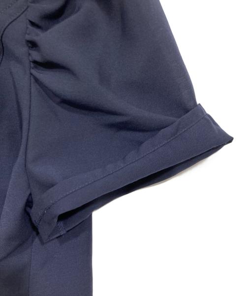 forme（フォルメ）forme (フォルメ) PUFF SLEEVE BLOUSE ネイビー サイズ:Freeの古着・服飾アイテム