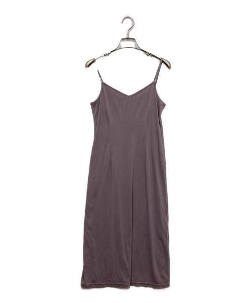 COCODEAL（ココディール）COCODEAL (ココディール) モノトーンフラワーエンパイアワンピース パープル サイズ:1の古着・服飾アイテム