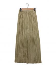 CLANE（クラネ）の古着「プリーツパンツ」｜ベージュ