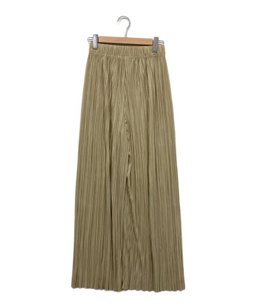 CLANE（クラネ）CLANE (クラネ) プリーツパンツ ベージュ サイズ:1の古着・服飾アイテム