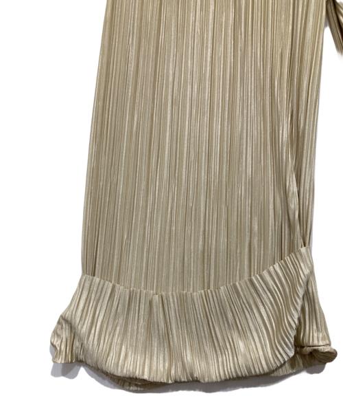 CLANE（クラネ）CLANE (クラネ) プリーツパンツ ベージュ サイズ:1の古着・服飾アイテム