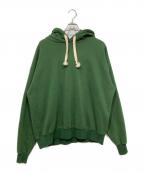 Sea Room lynnシールームリン）の古着「VOLUMEフーディーパーカー」｜グリーン