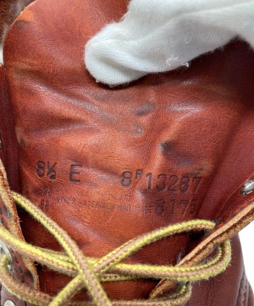 RED WING（レッドウィング）RED WING (レッドウィング) クラシックワークブーツ / Classic Work 6inch Moc-toe ブラウン サイズ:8 1/28Eの古着・服飾アイテム