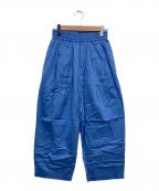 nicholson and nicholsonニコルソンアンドニコルソン）の古着「タックパンツ」｜ブルー