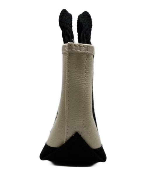 L.L.Bean（エルエルビーン）L.L.Bean (エルエルビーン) ハンドバッグ アイボリー×ブラックの古着・服飾アイテム