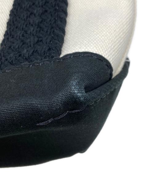 L.L.Bean（エルエルビーン）L.L.Bean (エルエルビーン) ハンドバッグ アイボリー×ブラックの古着・服飾アイテム