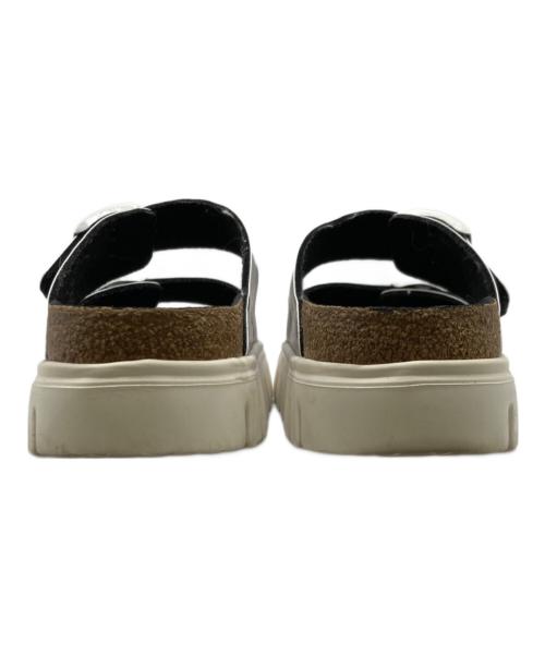 papillio（パピリオ）papillio (パピリオ) フレックスプラットフォームサンダル ブラック サイズ:25の古着・服飾アイテム