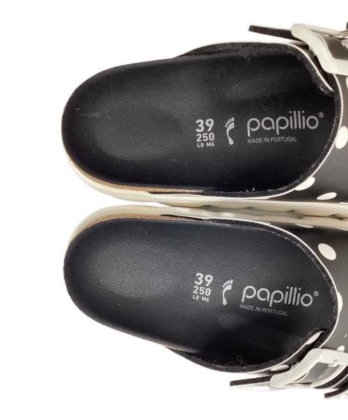 papillio（パピリオ）papillio (パピリオ) フレックスプラットフォームサンダル ブラック サイズ:25の古着・服飾アイテム