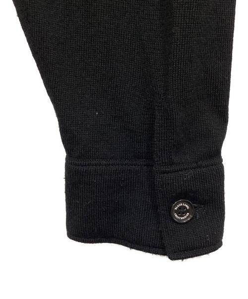 BLACK LABEL CRESTBRIDGE（ブラックレーベル クレストブリッジ）BLACK LABEL CRESTBRIDGE (ブラックレーベル クレストブリッジ) Vネックカーディガン ブラック サイズ:Lの古着・服飾アイテム