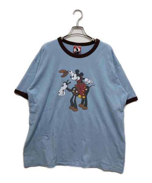 JOURNAL STANDARD（ジャーナルスタンダード）JOURNAL STANDARD (ジャーナルスタンダード) 別注ウエスタンプリントTシャツ ブルー サイズ:Lの古着・服飾アイテム