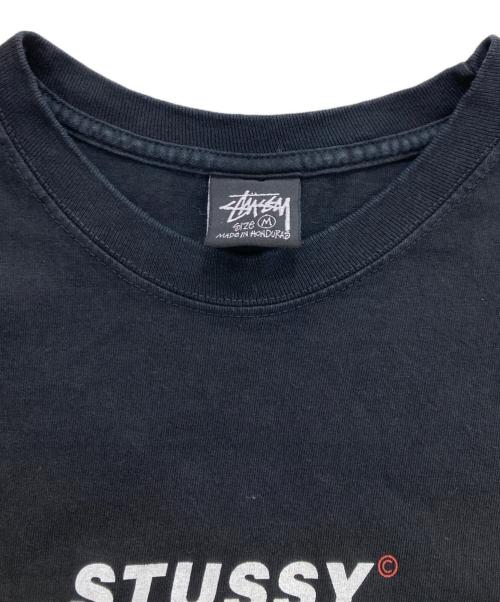 stussy（ステューシー）stussy (ステューシー) プレステロゴ プリントTEE ブラック サイズ:Mの古着・服飾アイテム