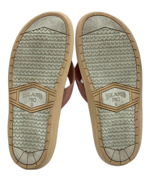 ISLAND SLIPPER（アイランドスリッパ）ISLAND SLIPPER (アイランドスリッパ) サンダル ピンク サイズ:27cmの古着・服飾アイテム