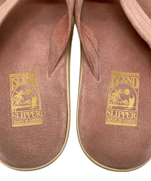 ISLAND SLIPPER（アイランドスリッパ）ISLAND SLIPPER (アイランドスリッパ) サンダル ピンク サイズ:27cmの古着・服飾アイテム