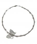 Baccaratバカラ）の古着「バタフライモチーフチョーカー」｜クリア