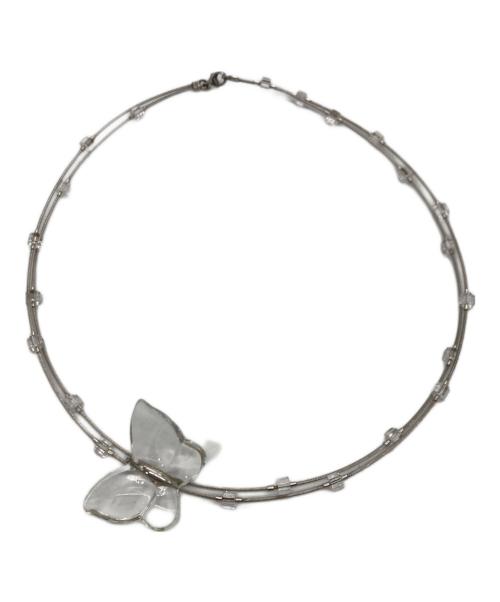 Baccarat（バカラ）Baccarat (バカラ) バタフライモチーフチョーカー クリアの古着・服飾アイテム