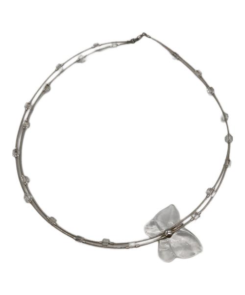Baccarat（バカラ）Baccarat (バカラ) バタフライモチーフチョーカー クリアの古着・服飾アイテム