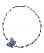 Baccaratバカラ）の古着「バタフライモチーフチョーカー」｜ブルー