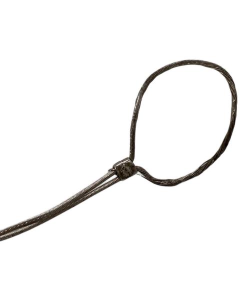 Baccarat（バカラ）Baccarat (バカラ) フラワーモチーフチョーカー クリアの古着・服飾アイテム