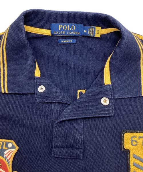POLO RALPH LAUREN（ポロ・ラルフローレン）POLO RALPH LAUREN (ポロ・ラルフローレン) 半袖ポロシャツ ネイビー サイズ:Mの古着・服飾アイテム