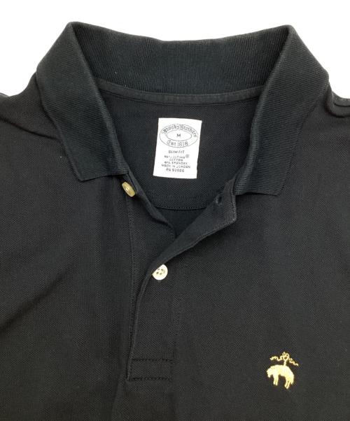 BROOKS BROTHERS（ブルックスブラザーズ）BROOKS BROTHERS (ブルックスブラザーズ) 鹿の子半袖ポロシャツ ネイビー サイズ:Mの古着・服飾アイテム