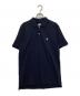 BROOKS BROTHERS（ブルックスブラザーズ）の古着「鹿の子半袖ポロシャツ」｜ネイビー