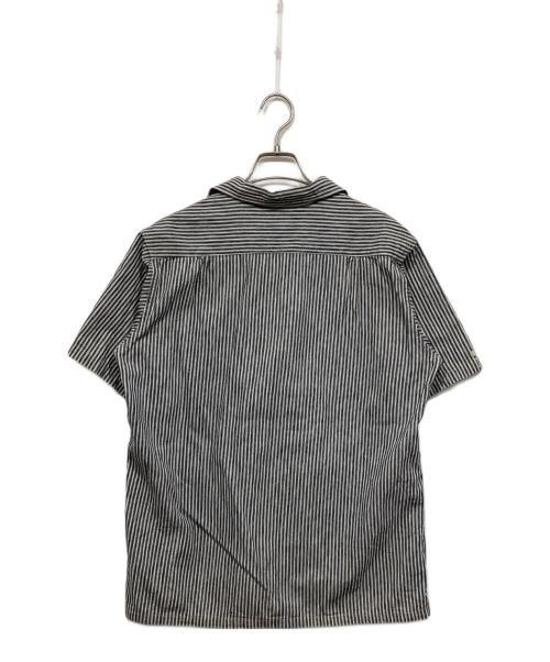WAREHOUSE（ウエアハウス）WAREHOUSE (ウエアハウス) オープンカラーストライプシャツ / S/S OPEN COLLAR SHIRTS ネイビー×ホワイト サイズ:40の古着・服飾アイテム