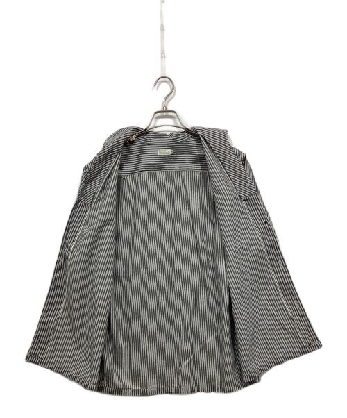 WAREHOUSE（ウエアハウス）WAREHOUSE (ウエアハウス) オープンカラーストライプシャツ / S/S OPEN COLLAR SHIRTS ネイビー×ホワイト サイズ:40の古着・服飾アイテム