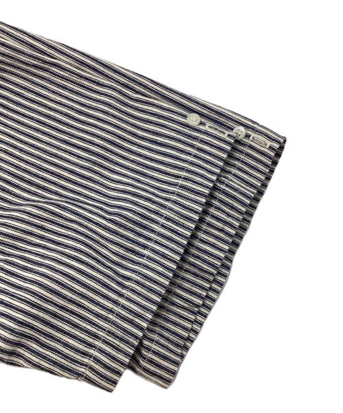 WAREHOUSE（ウエアハウス）WAREHOUSE (ウエアハウス) オープンカラーストライプシャツ / S/S OPEN COLLAR SHIRTS ネイビー×ホワイト サイズ:40の古着・服飾アイテム