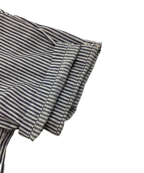 WAREHOUSE（ウエアハウス）WAREHOUSE (ウエアハウス) オープンカラーストライプシャツ / S/S OPEN COLLAR SHIRTS ネイビー×ホワイト サイズ:40の古着・服飾アイテム