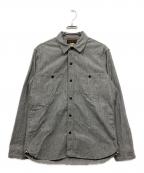 freewheelersフリーホイーラーズ）の古着「シャンブレーシャツ / ニールシャツ」｜ライトグレー