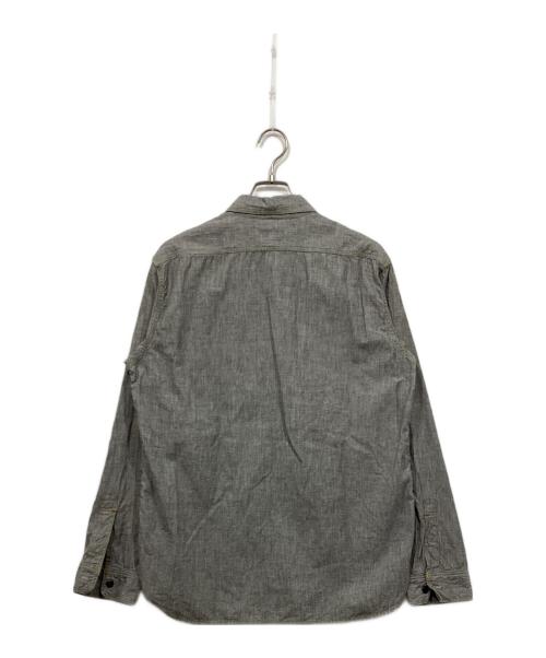 freewheelers（フリーホイーラーズ）freewheelers (フリーホイーラーズ) シャンブレーシャツ / ニールシャツ ライトグレー サイズ:16の古着・服飾アイテム