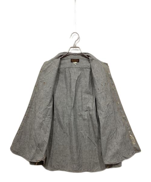 freewheelers（フリーホイーラーズ）freewheelers (フリーホイーラーズ) シャンブレーシャツ / ニールシャツ ライトグレー サイズ:16の古着・服飾アイテム