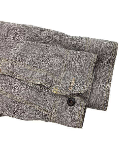 freewheelers（フリーホイーラーズ）freewheelers (フリーホイーラーズ) シャンブレーシャツ / ニールシャツ ライトグレー サイズ:16の古着・服飾アイテム