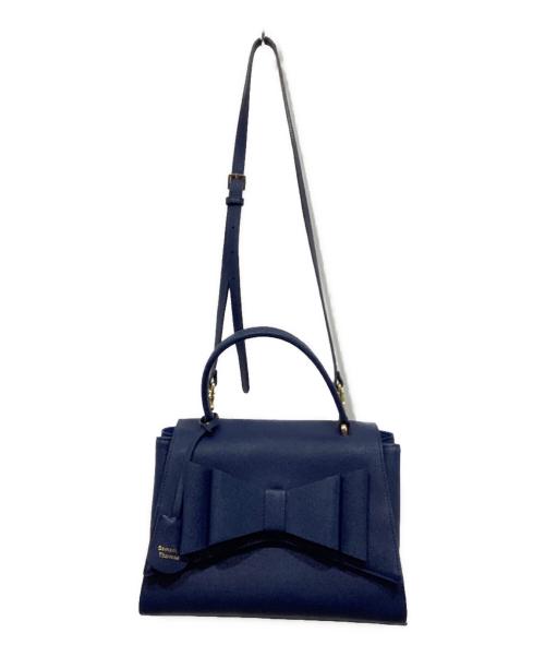 Samantha Thavasa（サマンサタバサ）Samantha Thavasa (サマンサタバサ) デカリボン2WAYバッグ ブルーの古着・服飾アイテム