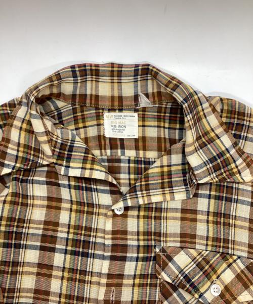 big mac（ビッグマック）big mac (ビッグマック) チェックシャツ ベージュ サイズ:Mの古着・服飾アイテム