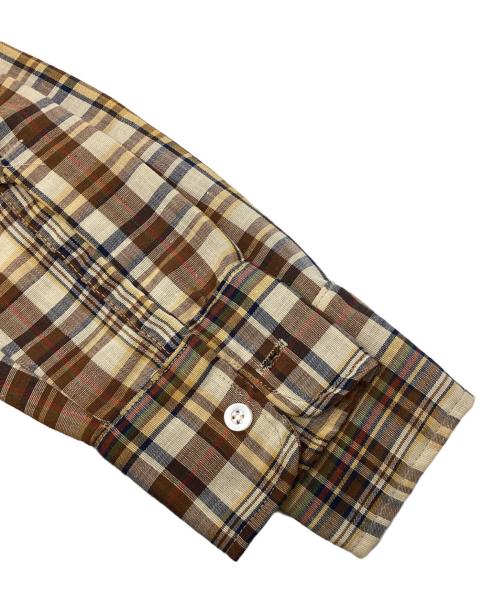 big mac（ビッグマック）big mac (ビッグマック) チェックシャツ ベージュ サイズ:Mの古着・服飾アイテム