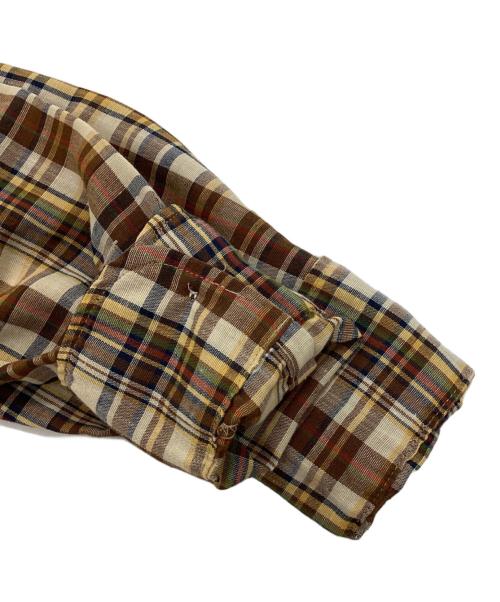 big mac（ビッグマック）big mac (ビッグマック) チェックシャツ ベージュ サイズ:Mの古着・服飾アイテム