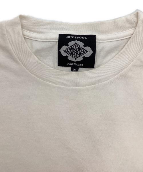 BUDSPOOL（バッズプール）BUDSPOOL (バッズプール) Gakkin (ガッキン) 廻り花 S/S TEE アイボリー サイズ:Mの古着・服飾アイテム