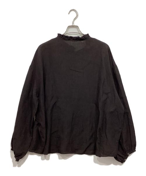 journal standard L'essage（ジャーナルスタンダード レサージュ）journal standard L'essage (ジャーナルスタンダード レサージュ) リネンシャツ/ブラウス ブラウン サイズ:FREEの古着・服飾アイテム