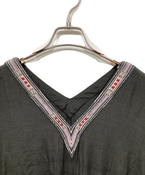 FRAMeWORK（フレームワーク）FRAMeWORK (フレームワーク) IKAT motif ワンピース ネイビー サイズ:Freeの古着・服飾アイテム