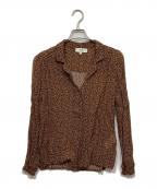 JEFF×SLOBE IENA取扱いジェフ×）の古着「ブラウス」｜ブラウン