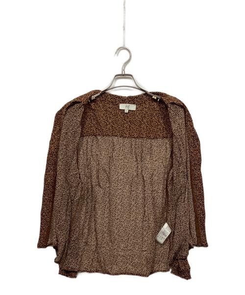 JEFF（ジェフ）JEFF (ジェフ) SLOBE IENA取扱い ブラウス ブラウン サイズ:Freeの古着・服飾アイテム