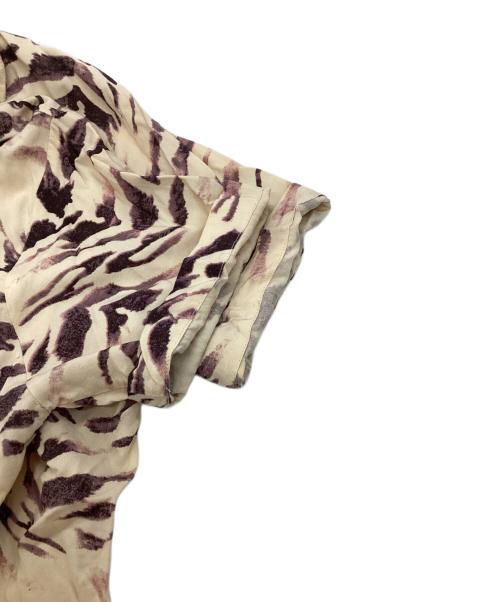 LUSANA（ルサーナ）LUSANA (ルサーナ) JOURNAL STANDARD relume取扱い オープンカラーシャツ / Sarah Shirt アイボリー サイズ:Mの古着・服飾アイテム