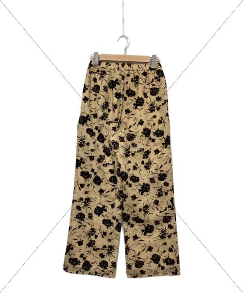 JOURNAL STANDARD（ジャーナルスタンダード）JOURNAL STANDARD (ジャーナルスタンダード) フロッキープリントイージーパンツ ベージュ×ブラック サイズ:Freeの古着・服飾アイテム