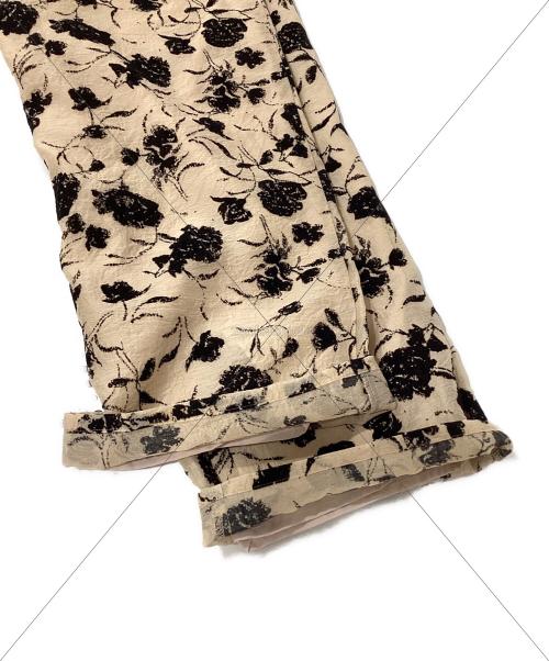 JOURNAL STANDARD（ジャーナルスタンダード）JOURNAL STANDARD (ジャーナルスタンダード) フロッキープリントイージーパンツ ベージュ×ブラック サイズ:Freeの古着・服飾アイテム