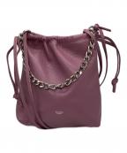 blancleブランクレ）の古着「ショルダーバッグ / CHAIN LIFT SHOULDER BAG」｜ピンク